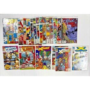 Cable Marvel Comics Book Lot, X-Force, X-Factor Modern Age EUC Vintage